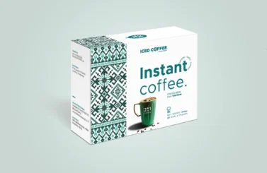 ICED coffee package instant